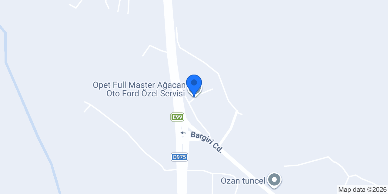 Ağacan Otomotiv konumu