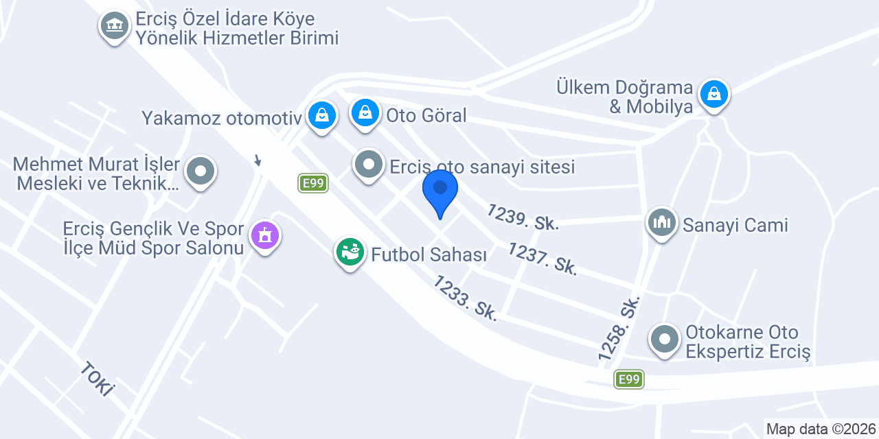Emir Otomotiv konumu