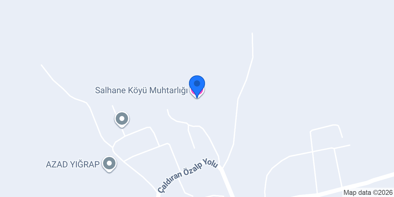 Salhane Köyü Muhtarlığı konumu