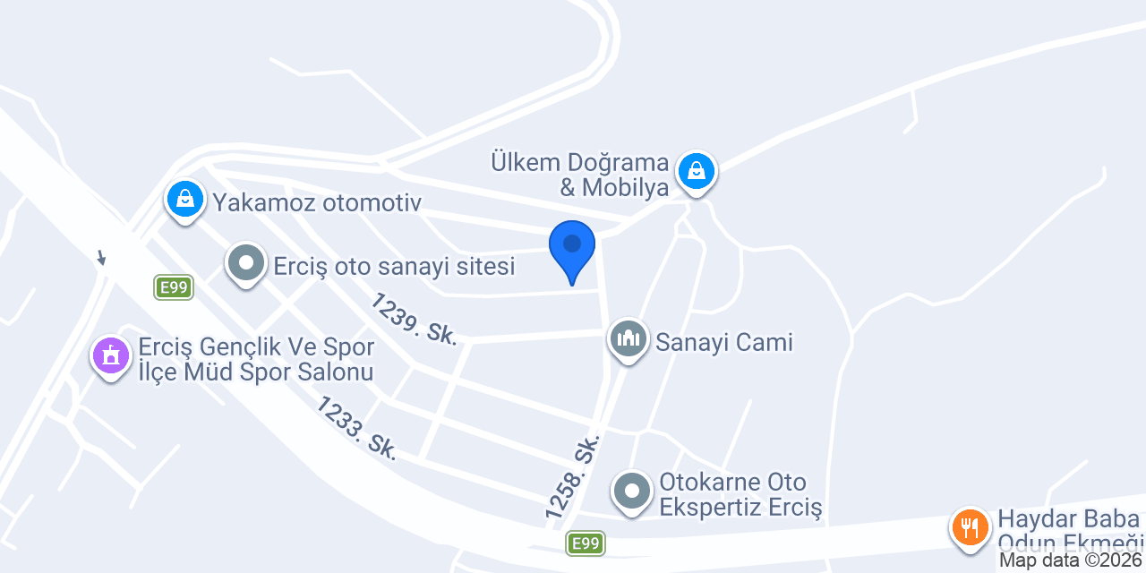 Şerifoğlu mobilya aksesuarları konumu