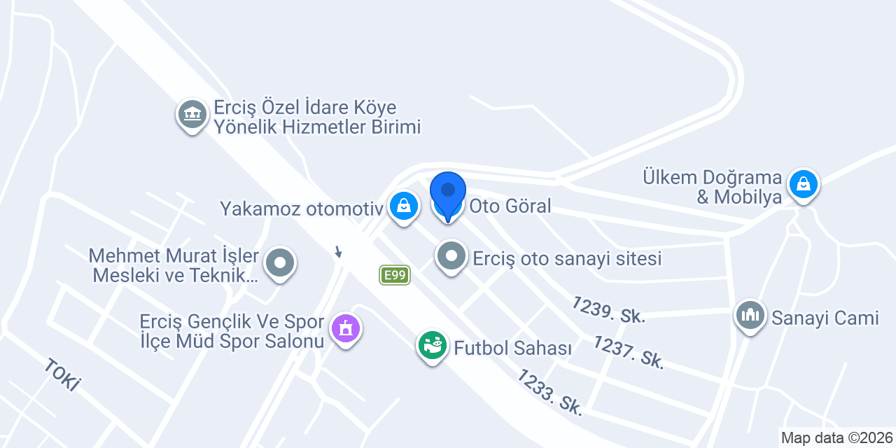 Oto Göral konumu