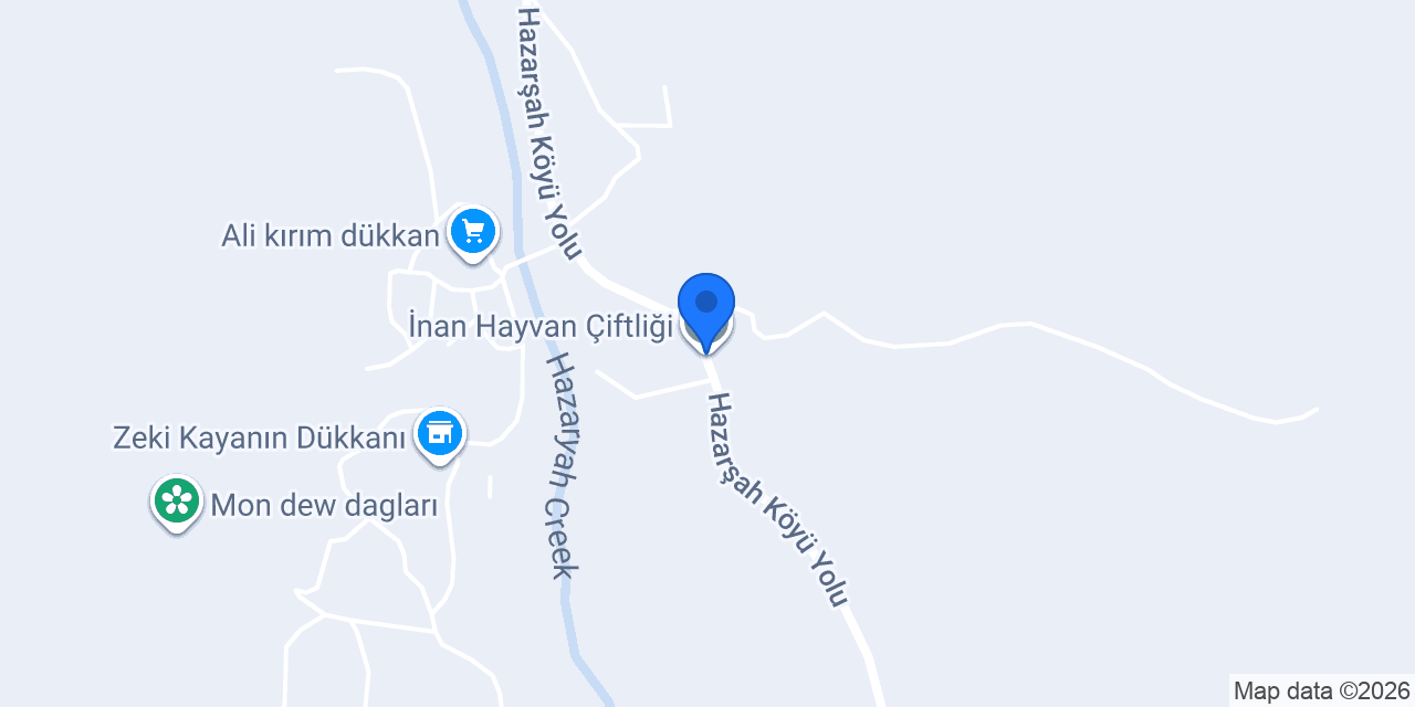 İnan Hayvan Çiftliği konumu