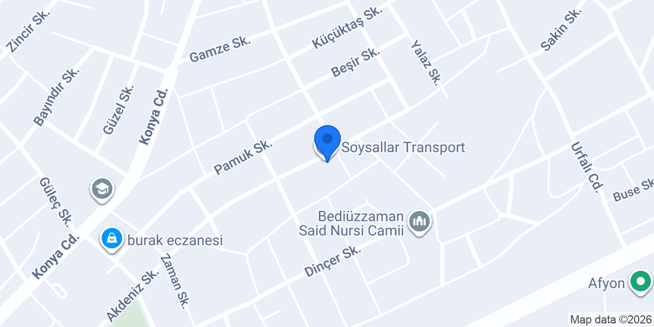 Soysallar Transport konumu