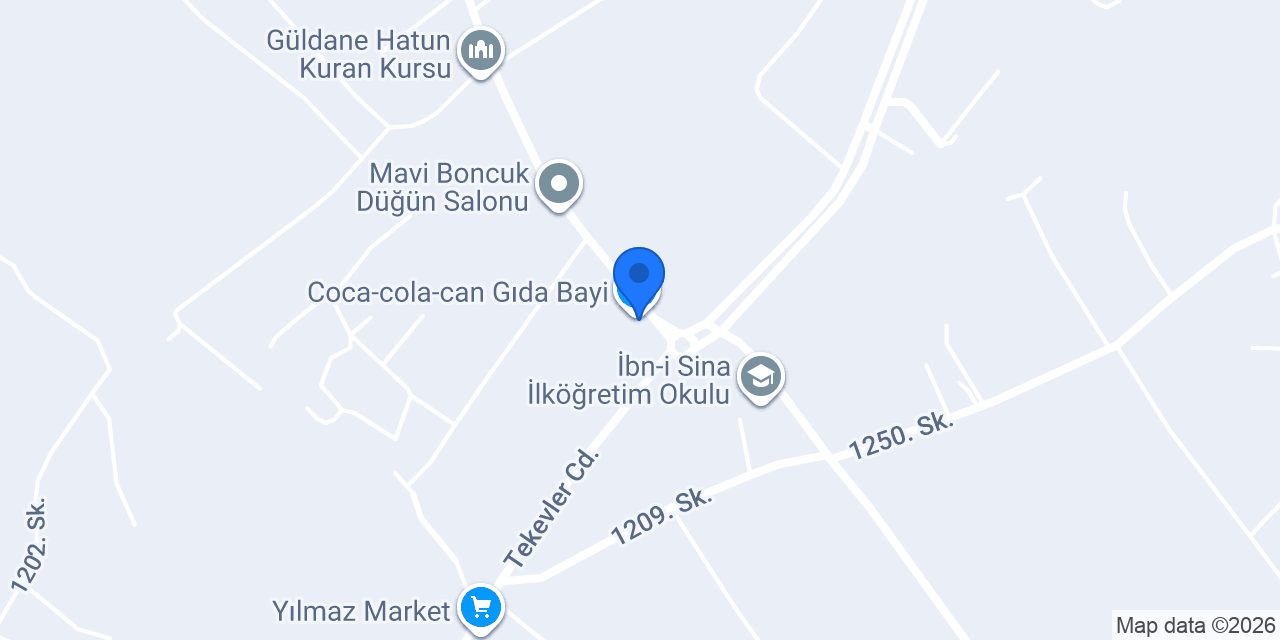 SEVİNÇOĞLU OTOMOTİV konumu