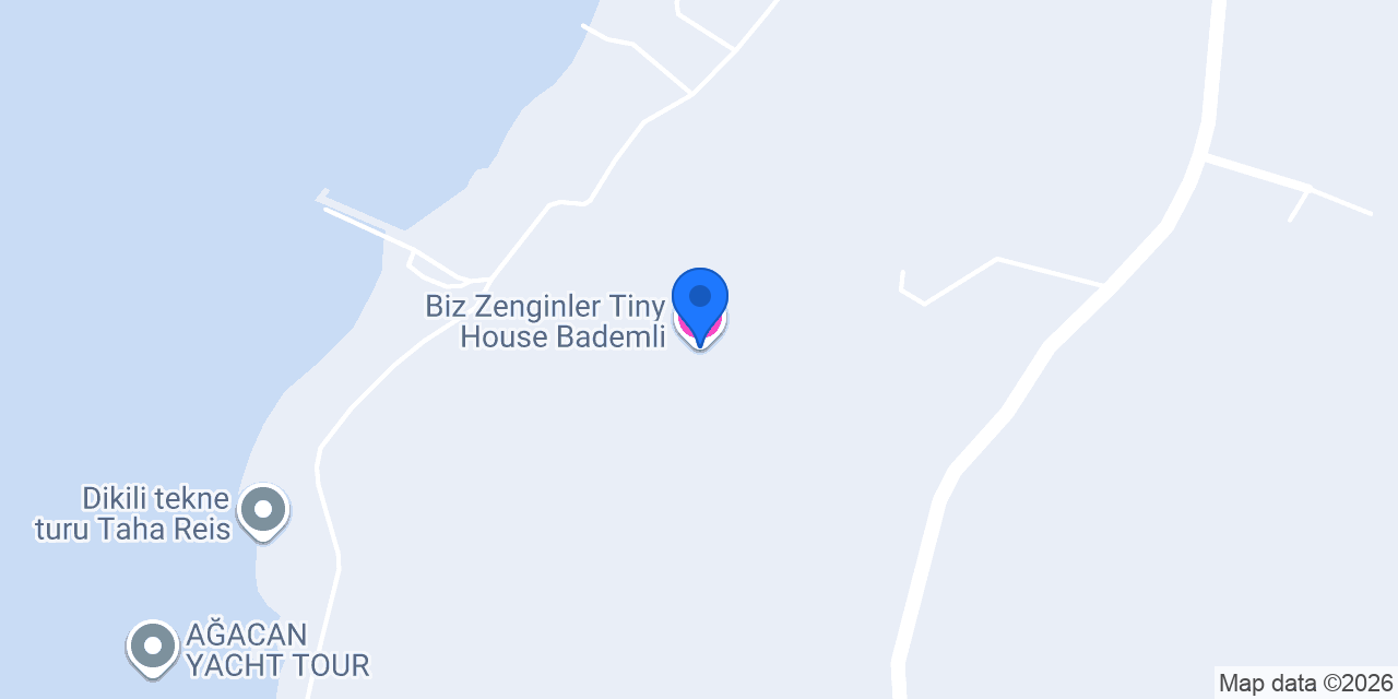 Biz Zenginler Tiny House Bademli konumu
