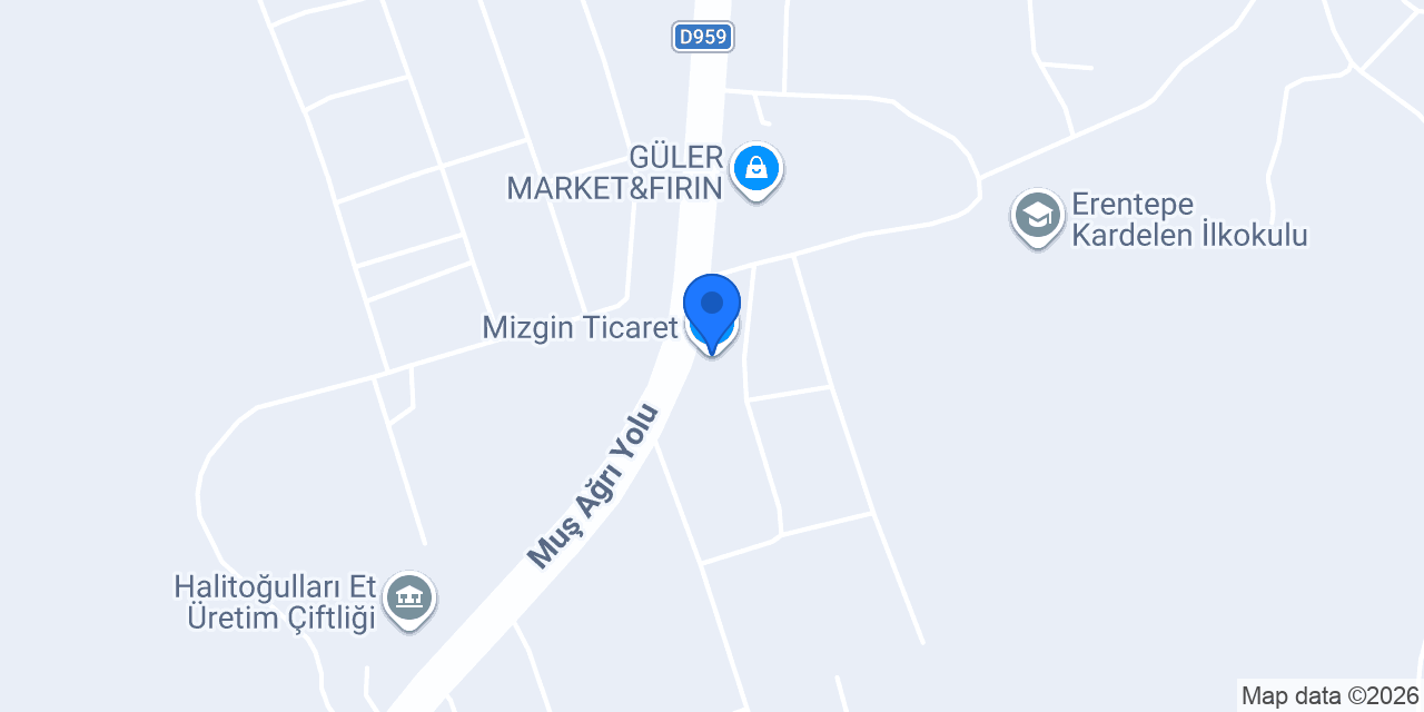 Mizgin Ticaret konumu