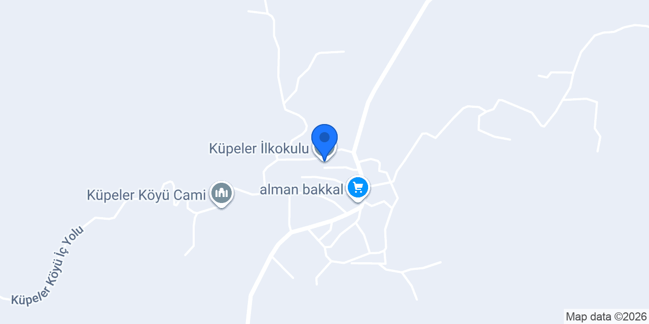 Küpeler İlkokulu konumu