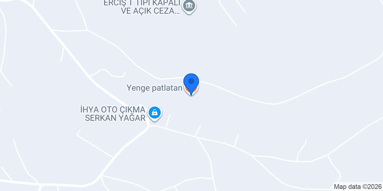 Yenge patlatan konumu