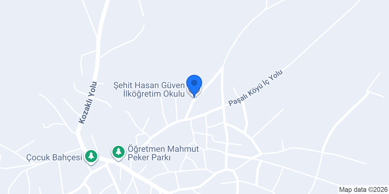 Şehit Hasan Güven İlköğretim Okulu konumu