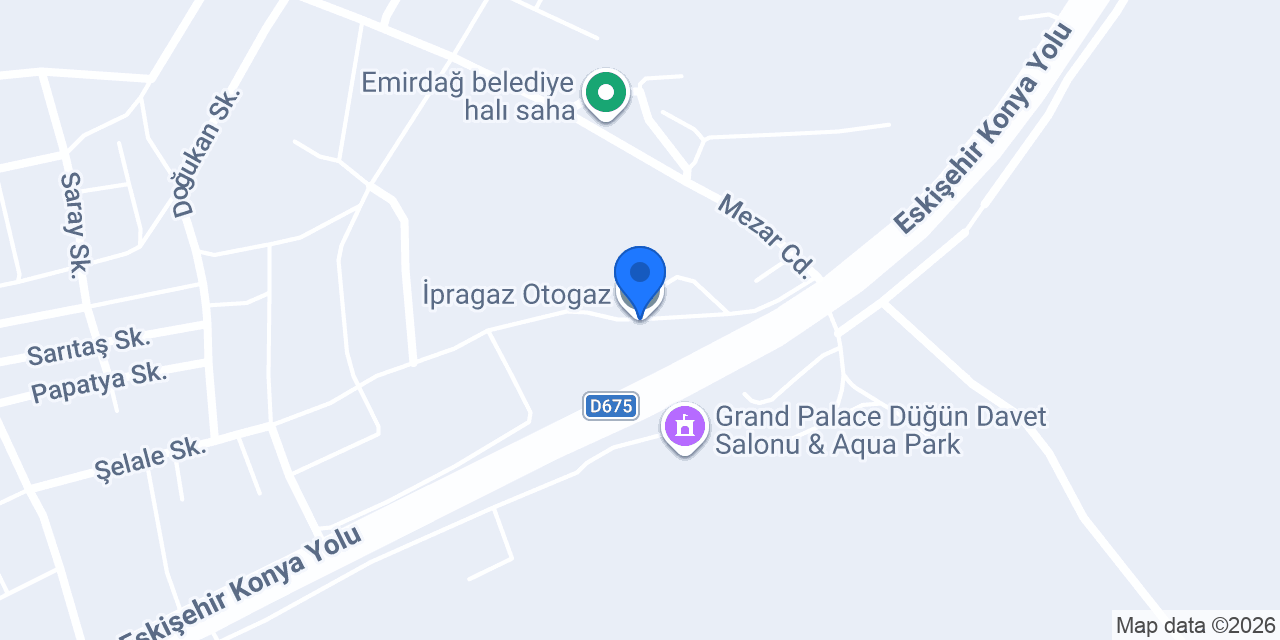 İpragaz Otogaz konumu