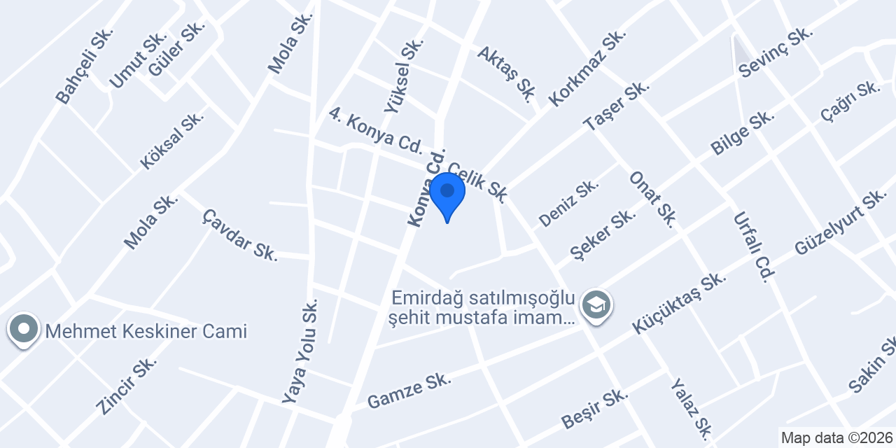 Emirdağ Anadolu İmam Hatip Lisesi konumu