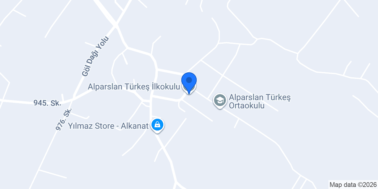Alparslan Türkeş İlkokulu konumu