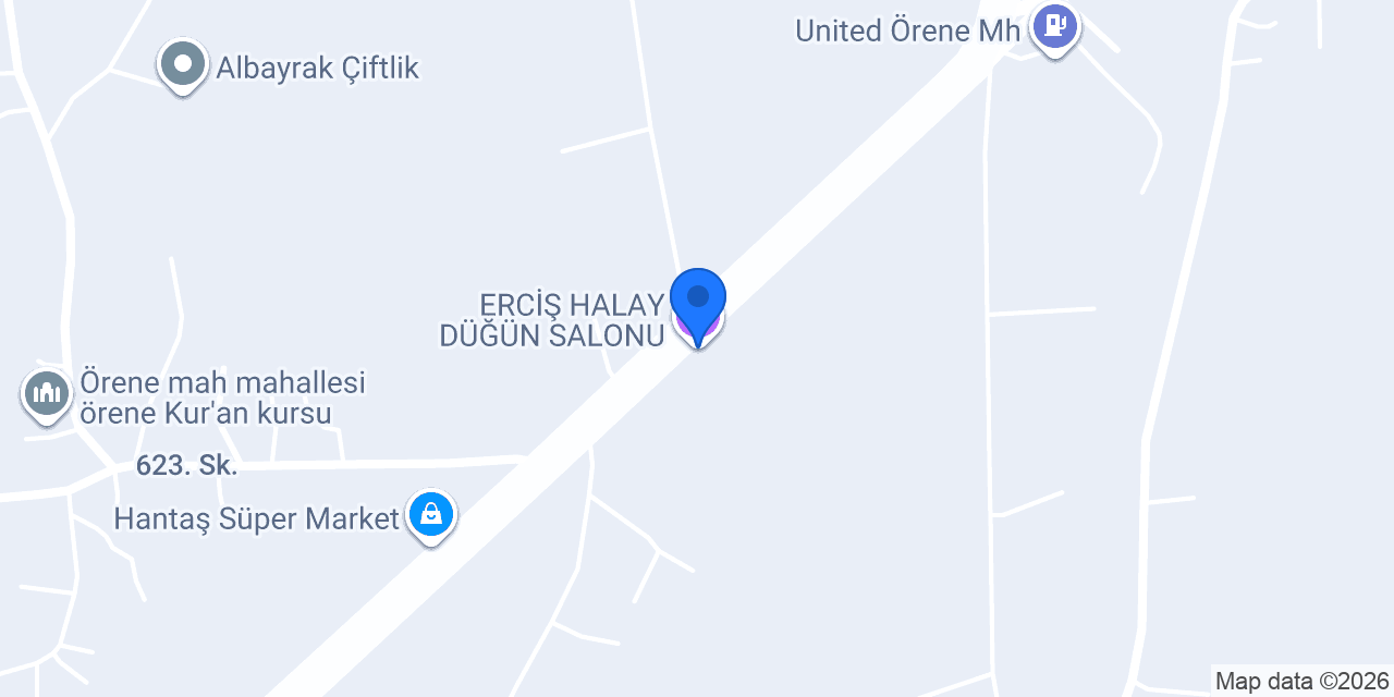 ERCİŞ HALAY DÜĞÜN SALONU konumu