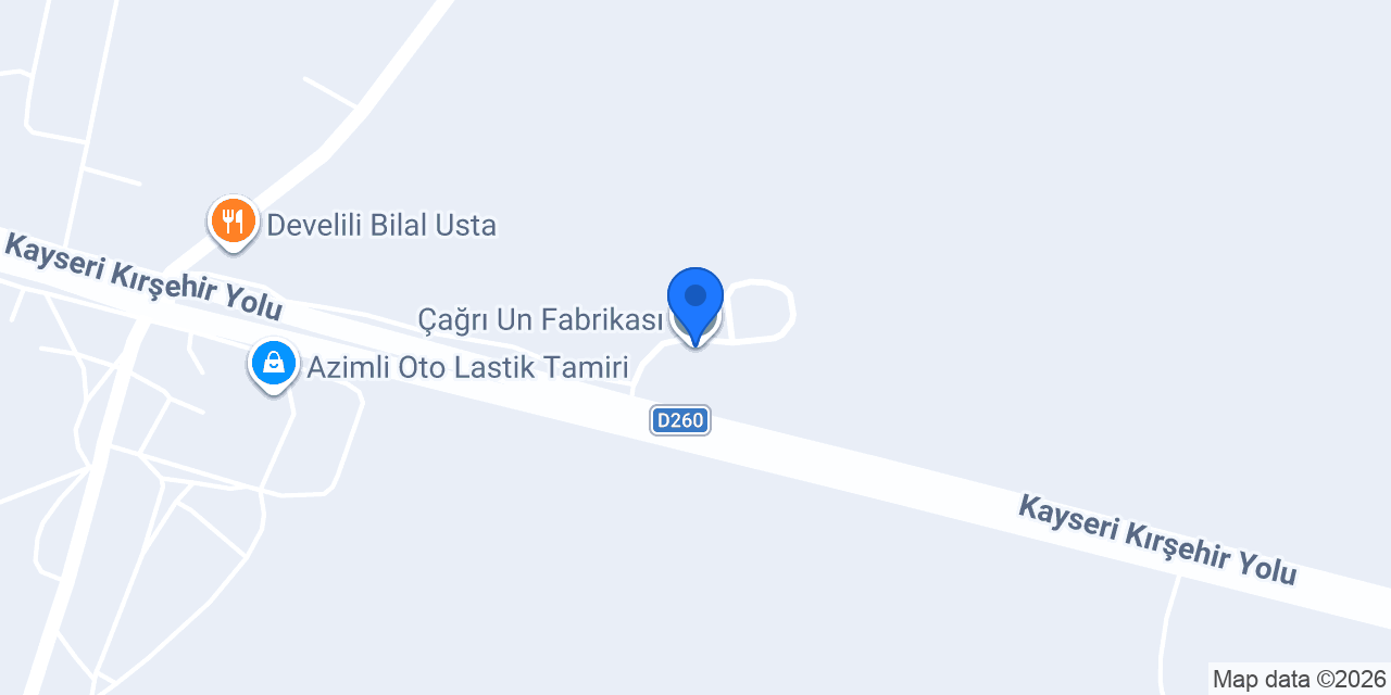 Çağrı Un Fabrikası konumu