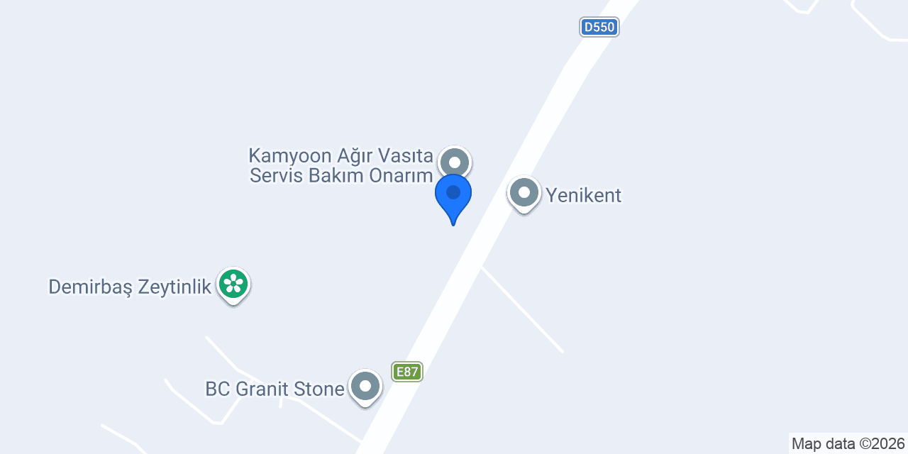 Doğal Taşlar Madencilik konumu