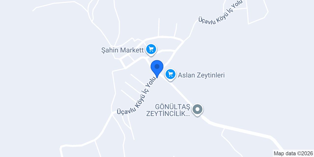 Üçavlu İlkokulu konumu