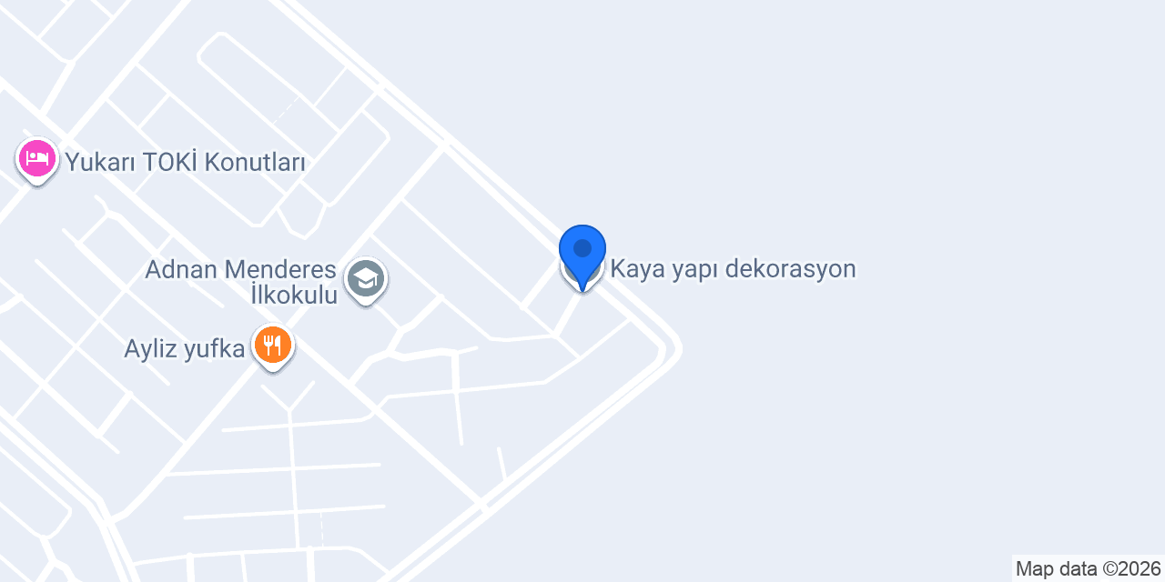 Kaya yapı dekorasyon konumu