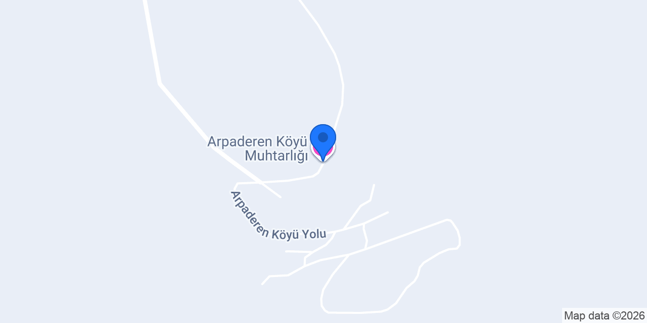 Arpaderen Köyü Muhtarlığı konumu