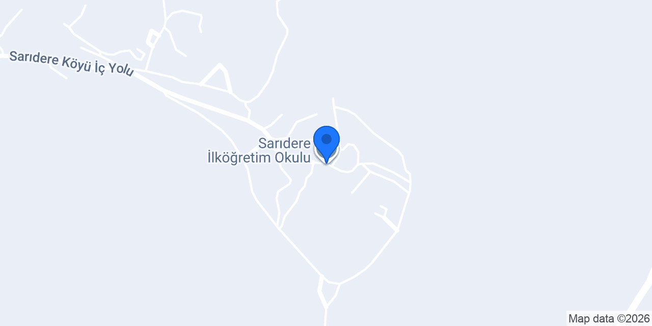 Sarıdere İlköğretim Okulu konumu