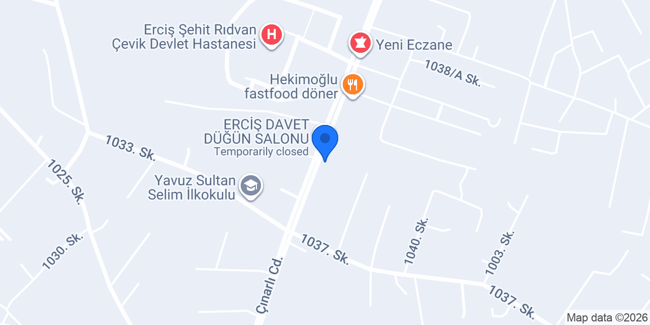 Van Erciş İtimat Genel Müdürlük konumu
