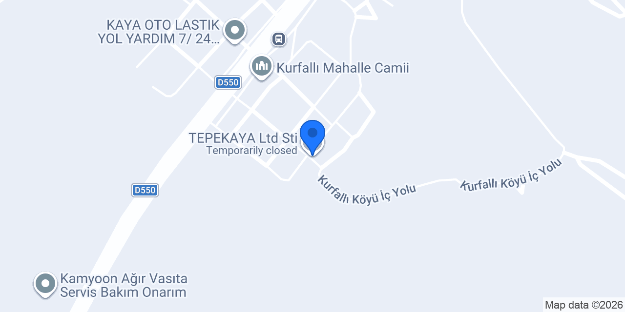 TEPEKAYA Ltd Sti konumu