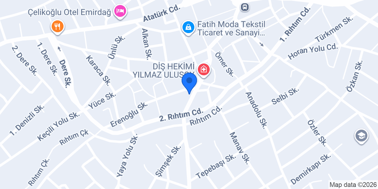 Aktepe Pide Salonu konumu