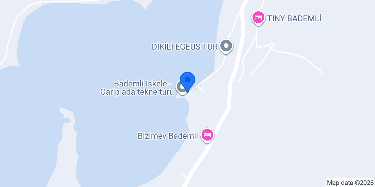 BADEMLİ DİKİLİ TEKNE KİRALAMA konumu