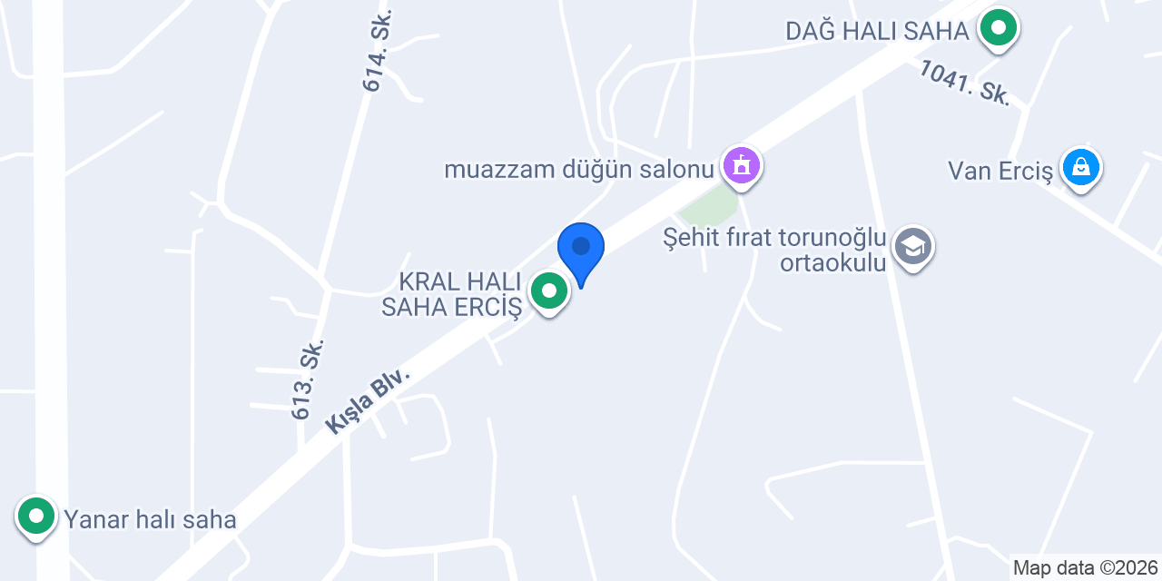 KRAL OTO LASTİK ERCİŞ YOL YARDIM konumu