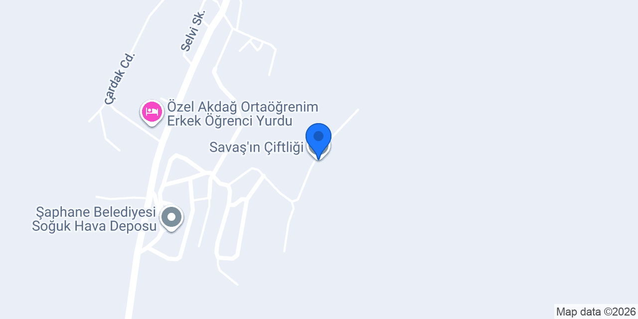 Savaş'ın Çiftliği konumu