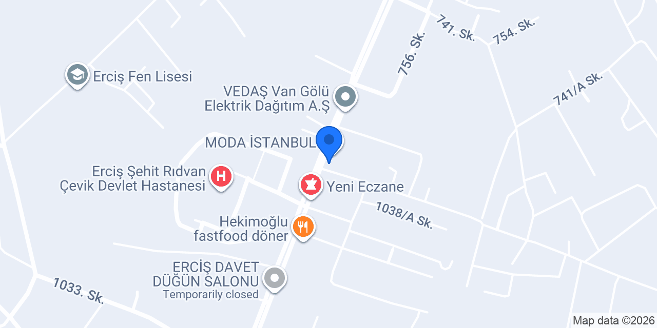 ERCİŞ MEDİKAL konumu