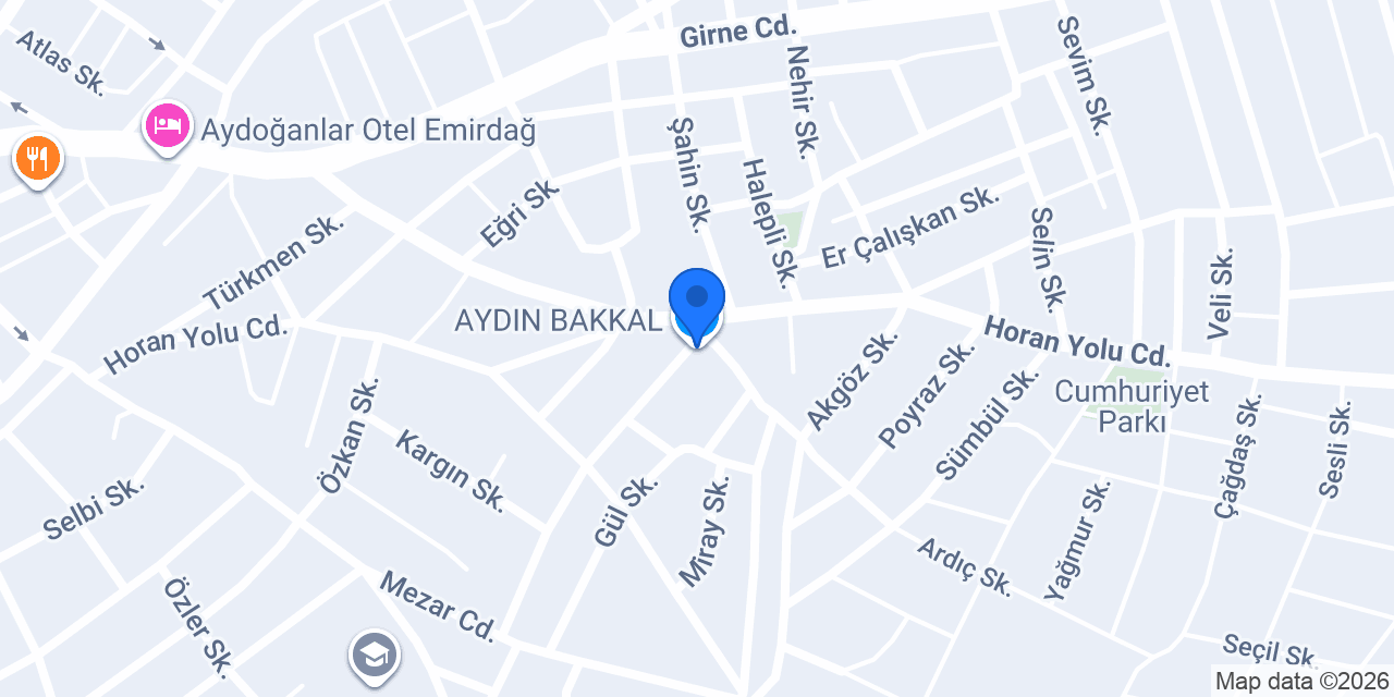 AYDIN BAKKAL konumu