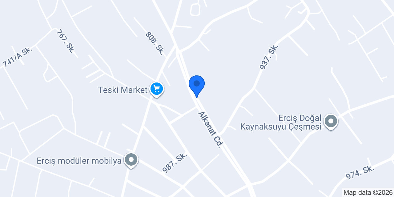 Uzman oto Experix erçiş konumu