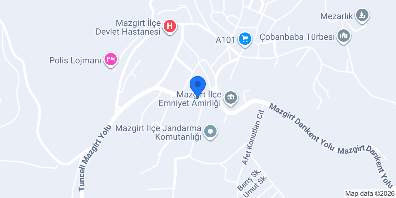 Mazgit Belediyesi konumu