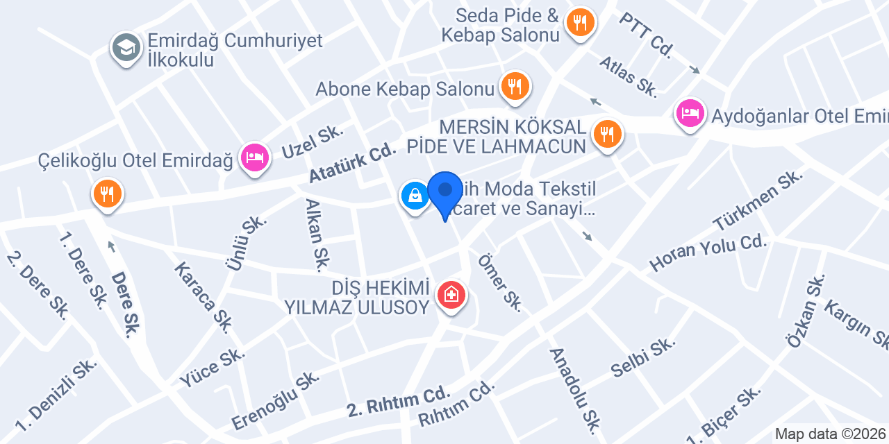PİLAVZADE EMİRDAĞ konumu
