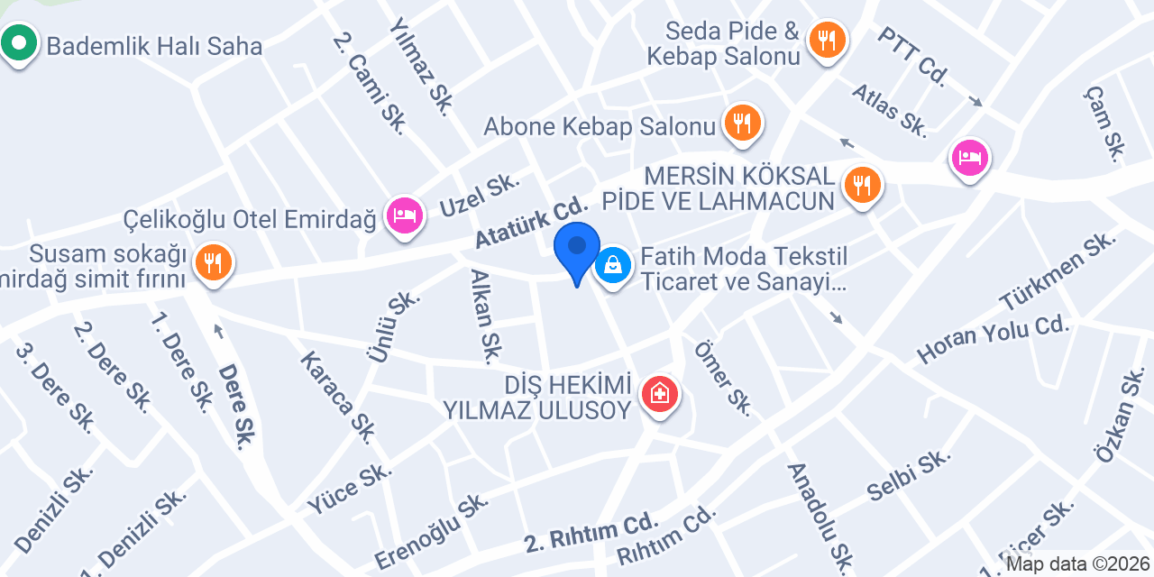 Kaçmaz Emlak Emirdağ konumu