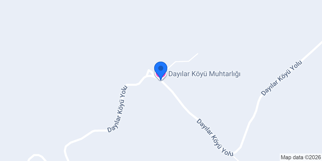 Dayılar Köyü Muhtarlığı konumu