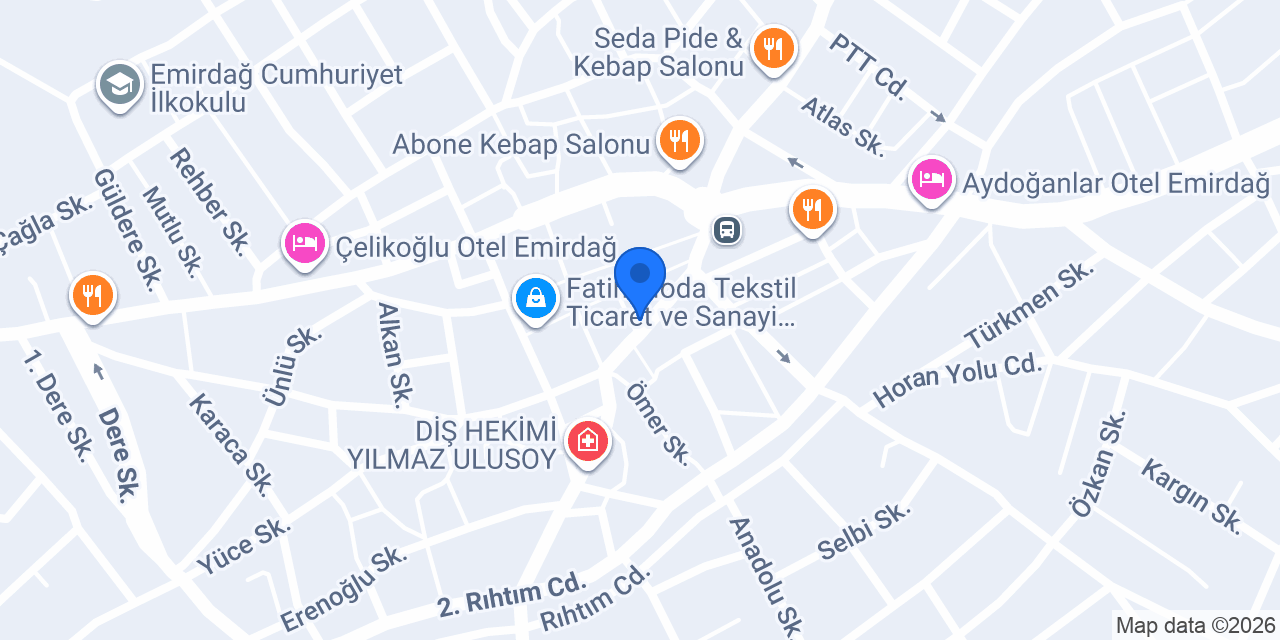 Avrupalı Sarraf konumu