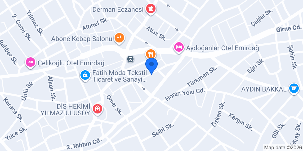 EL~DE BESLENME MERKEZİ konumu