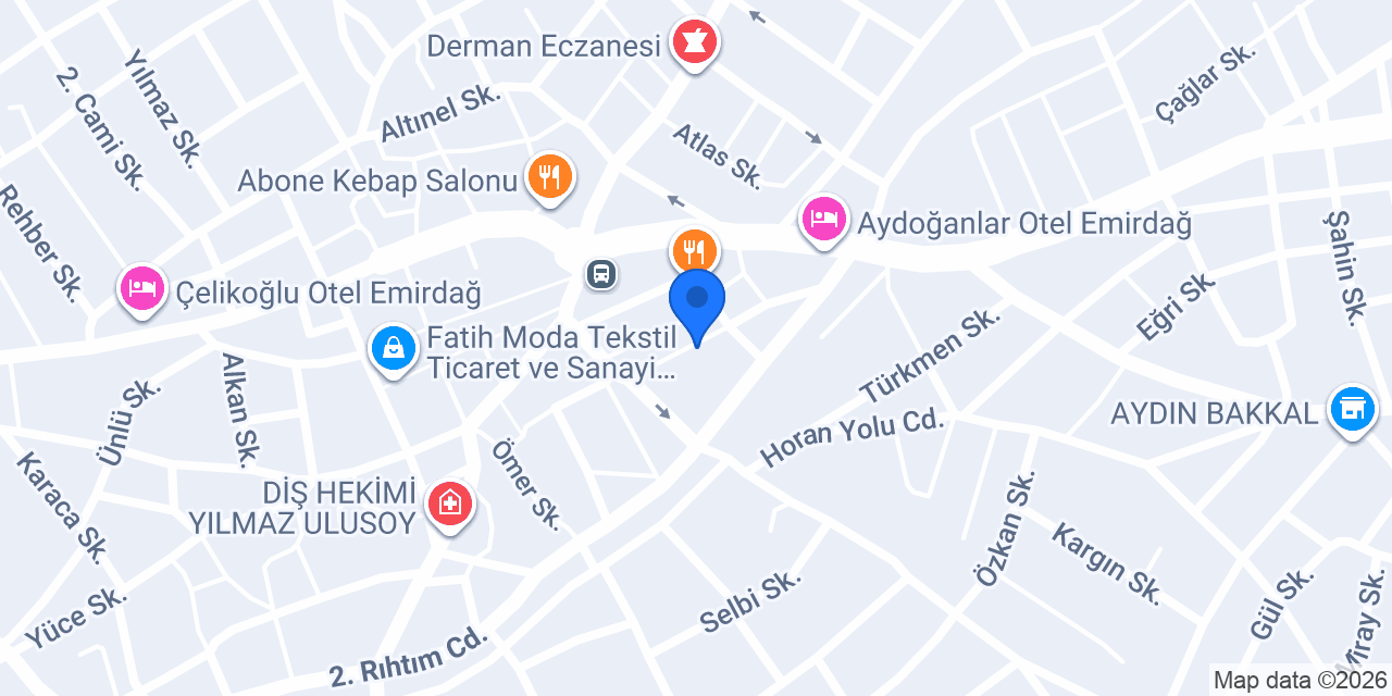 Aktem endüstriyel konumu