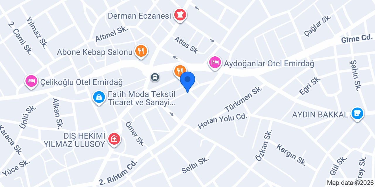 Firuze Çiçekçilik Emirdağ konumu