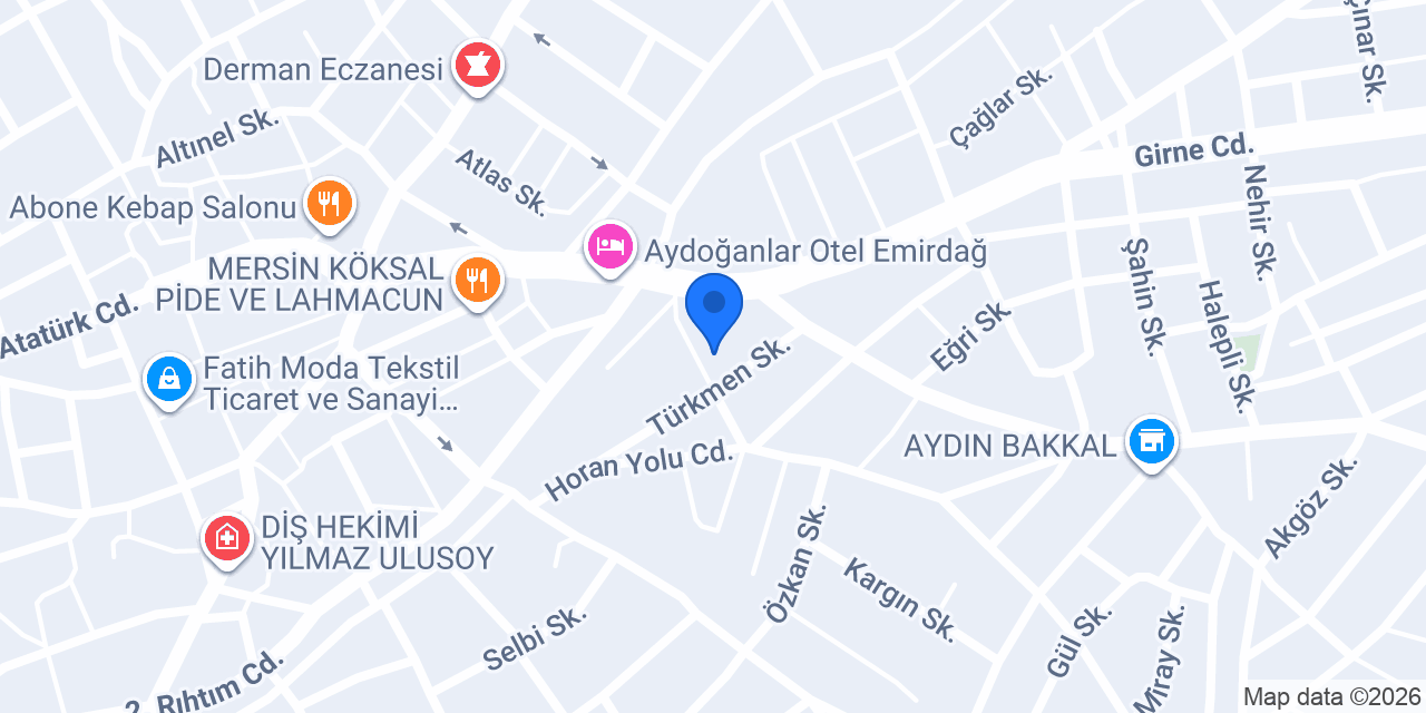 Emirdağ Belediyesi konumu