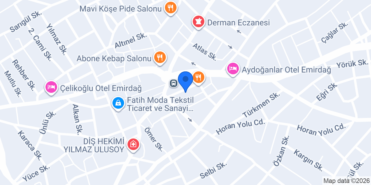 Emirdağ Taksi konumu