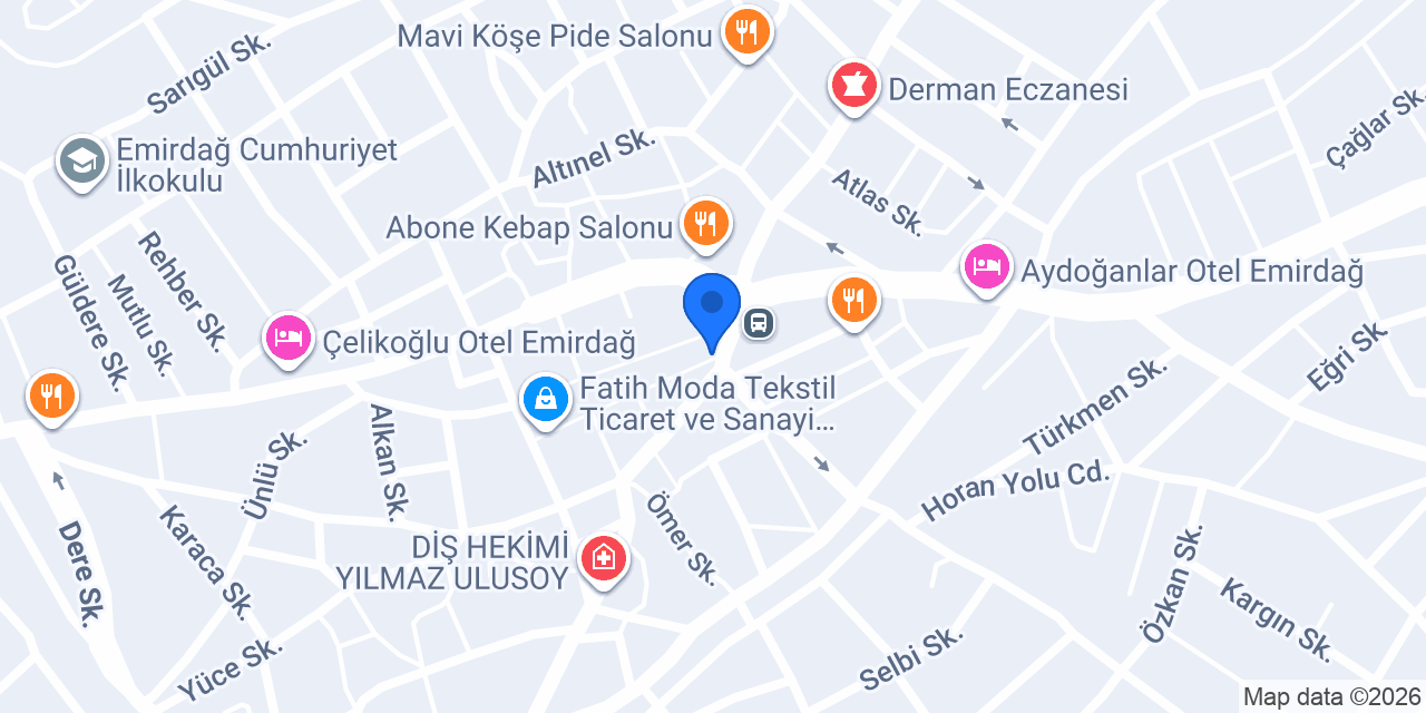 Tekin Eczanesi konumu
