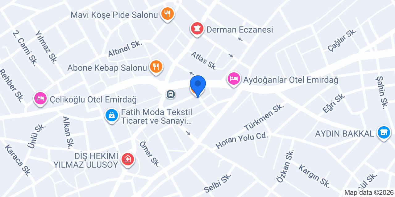 Çınar Danışmanlık Bürosu konumu