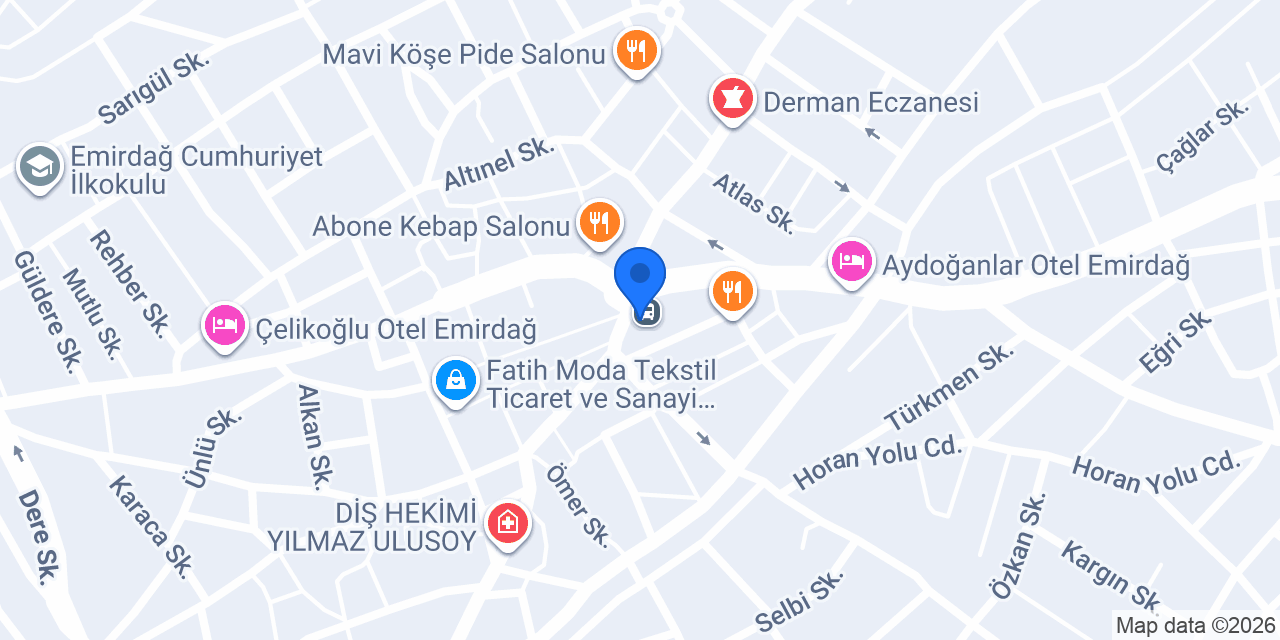 Meydan köfte izgara konumu