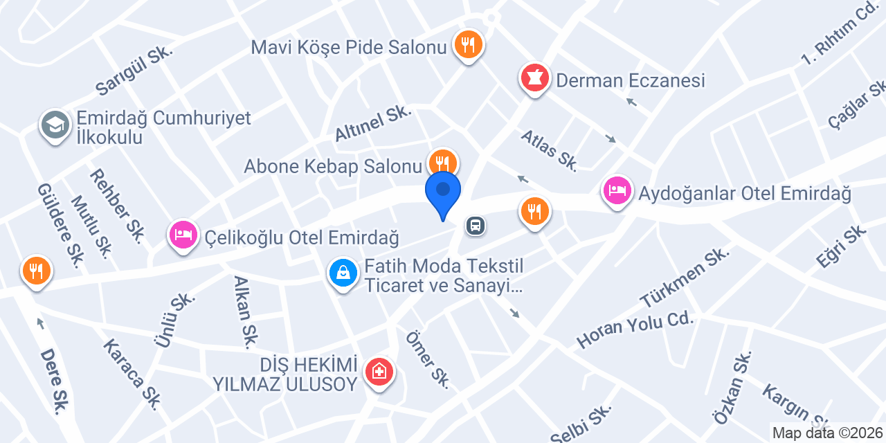 Gül Eczanesi konumu