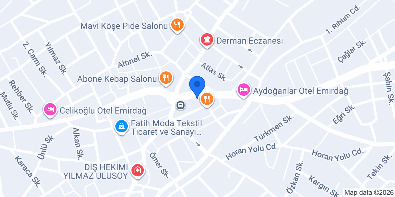 Altinyay Gıda konumu