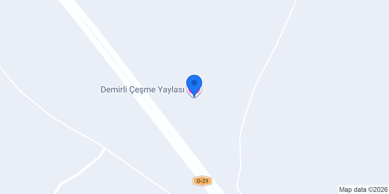 Demirli Çeşme Yaylası konumu