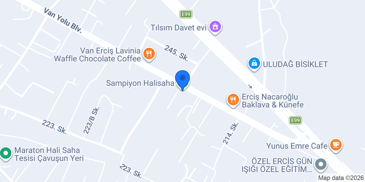 Sampiyon Halisaha konumu