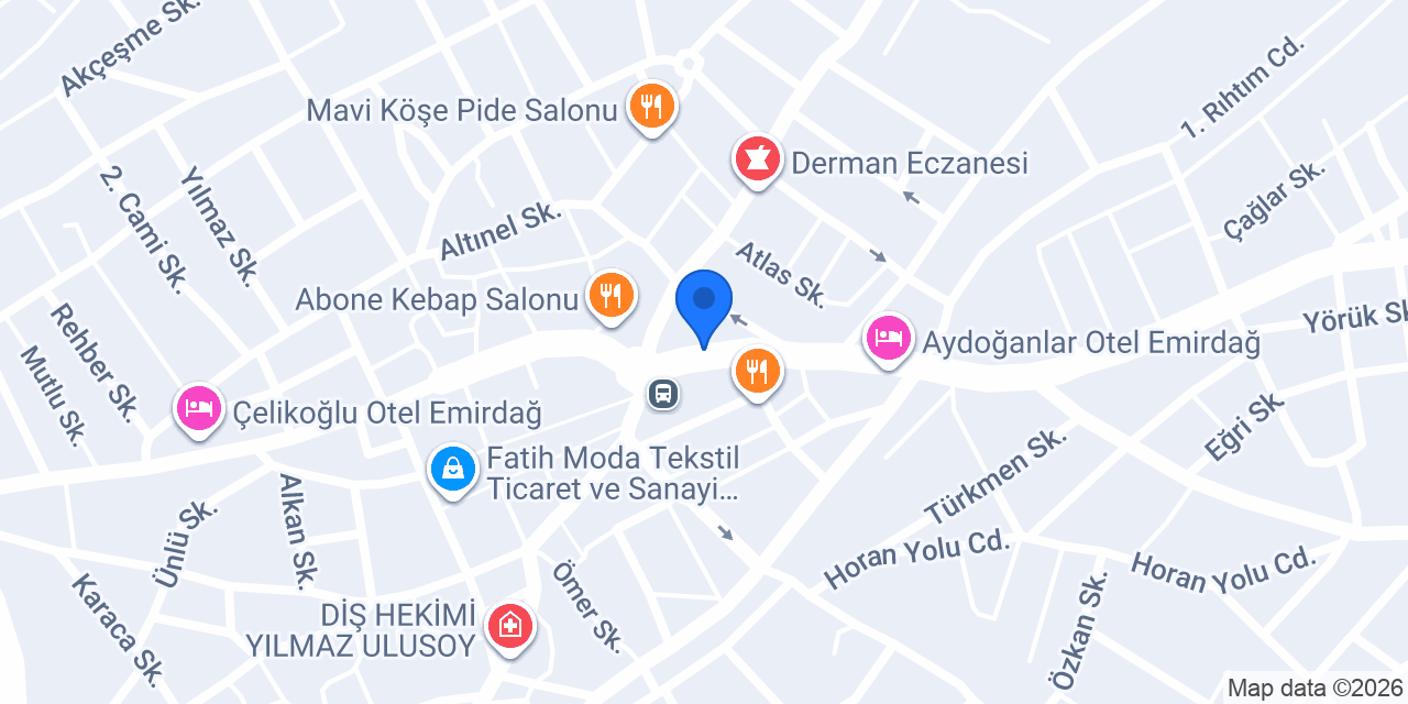Avukat Burak Bayram Çınar konumu